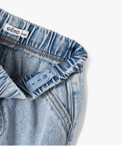 Jean cargo à taille et chevilles élastiquées bébé garçon